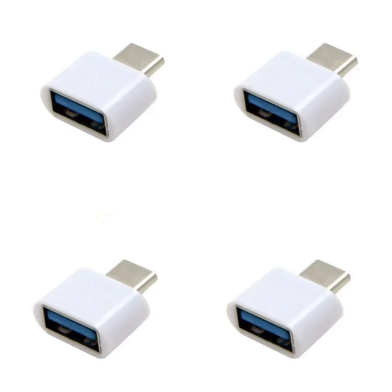 5Pcs USB Type C Plug to USB 2.0 A Female to Micro USB Male OTG Adapter Converter OTG Cable Connector For Mouse Keyboard U Disk